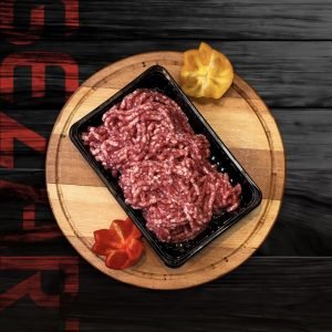 لحم مفروم احمر